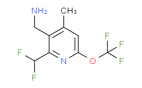 3-(Aminomethyl)-2-(difluoromethyl)-4-methyl-6-(trifluoromethoxy)pyridine