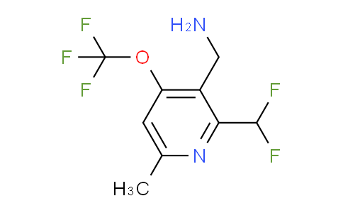 3-(Aminomethyl)-2-(difluoromethyl)-6-methyl-4-(trifluoromethoxy)pyridine