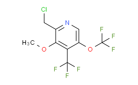 2-(Chloromethyl)-3-methoxy-5-(trifluoromethoxy)-4-(trifluoromethyl)pyridine