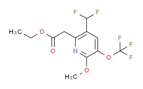 AM148559 | 1806160-03-1 | Ethyl 5-(difluoromethyl)-2-methoxy-3-(trifluoromethoxy)pyridine-6-acetate