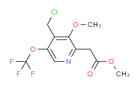 AM148564 | 1804476-90-1 | Methyl 4-(chloromethyl)-3-methoxy-5-(trifluoromethoxy)pyridine-2-acetate