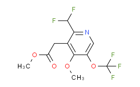 AM148621 | 1805010-38-1 | Methyl 2-(difluoromethyl)-4-methoxy-5-(trifluoromethoxy)pyridine-3-acetate