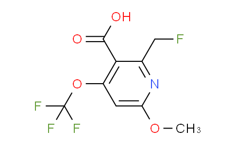 AM148630 | 1805069-25-3 | 2-(Fluoromethyl)-6-methoxy-4-(trifluoromethoxy)pyridine-3-carboxylic acid