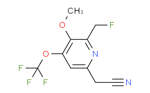 AM148658 | 1806157-03-8 | 2-(Fluoromethyl)-3-methoxy-4-(trifluoromethoxy)pyridine-6-acetonitrile