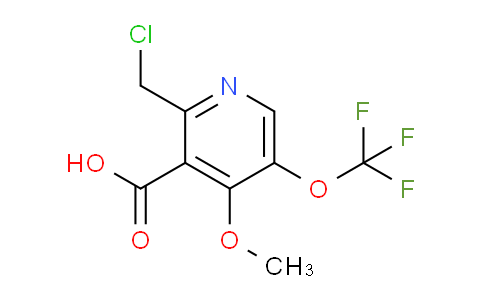 AM148662 | 1806761-45-4 | 2-(Chloromethyl)-4-methoxy-5-(trifluoromethoxy)pyridine-3-carboxylic acid