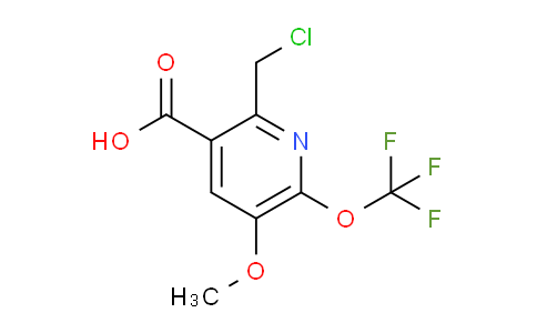 2-(Chloromethyl)-5-methoxy-6-(trifluoromethoxy)pyridine-3-carboxylic acid