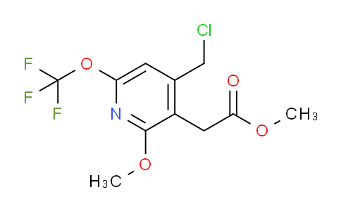 Methyl 4-(chloromethyl)-2-methoxy-6-(trifluoromethoxy)pyridine-3-acetate