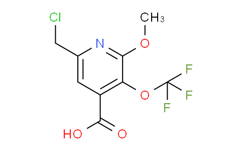 6-(Chloromethyl)-2-methoxy-3-(trifluoromethoxy)pyridine-4-carboxylic acid