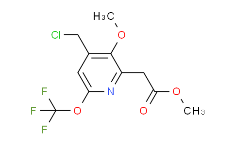 AM148675 | 1806754-85-7 | Methyl 4-(chloromethyl)-3-methoxy-6-(trifluoromethoxy)pyridine-2-acetate