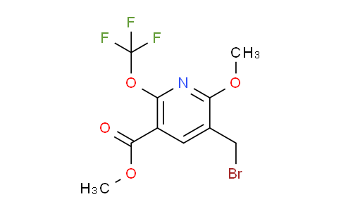 Methyl 3-(bromomethyl)-2-methoxy-6-(trifluoromethoxy)pyridine-5-carboxylate
