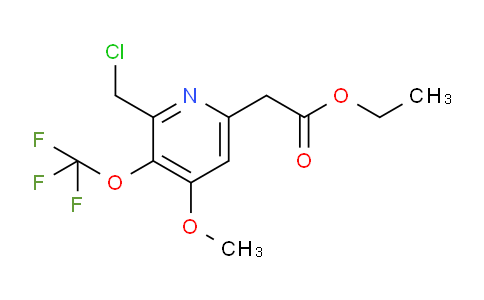 AM148690 | 1805221-66-2 | Ethyl 2-(chloromethyl)-4-methoxy-3-(trifluoromethoxy)pyridine-6-acetate