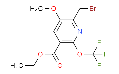 AM148695 | 1805150-36-0 | Ethyl 2-(bromomethyl)-3-methoxy-6-(trifluoromethoxy)pyridine-5-carboxylate