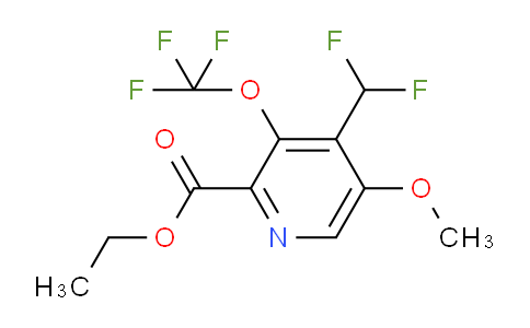 AM148705 | 1805008-89-2 | Ethyl 4-(difluoromethyl)-5-methoxy-3-(trifluoromethoxy)pyridine-2-carboxylate