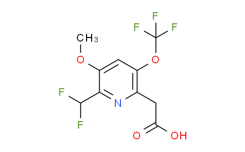 AM148712 | 1806750-71-9 | 2-(Difluoromethyl)-3-methoxy-5-(trifluoromethoxy)pyridine-6-acetic acid