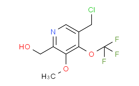 5-(Chloromethyl)-3-methoxy-4-(trifluoromethoxy)pyridine-2-methanol