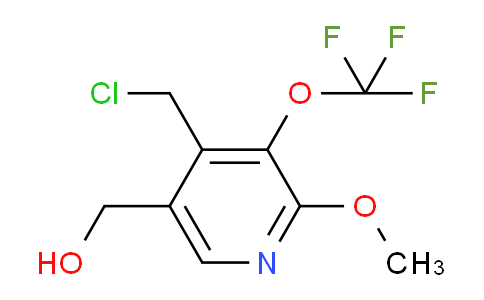 4-(Chloromethyl)-2-methoxy-3-(trifluoromethoxy)pyridine-5-methanol