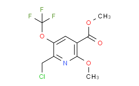 Methyl 2-(chloromethyl)-6-methoxy-3-(trifluoromethoxy)pyridine-5-carboxylate