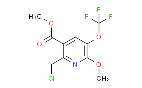 Methyl 2-(chloromethyl)-6-methoxy-5-(trifluoromethoxy)pyridine-3-carboxylate