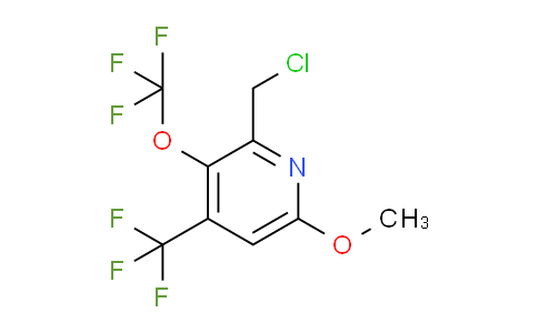 2-(Chloromethyl)-6-methoxy-3-(trifluoromethoxy)-4-(trifluoromethyl)pyridine
