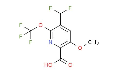 3-(Difluoromethyl)-5-methoxy-2-(trifluoromethoxy)pyridine-6-carboxylic acid