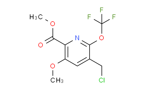 Methyl 3-(chloromethyl)-5-methoxy-2-(trifluoromethoxy)pyridine-6-carboxylate