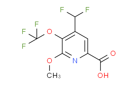 AM148756 | 1806748-31-1 | 4-(Difluoromethyl)-2-methoxy-3-(trifluoromethoxy)pyridine-6-carboxylic acid