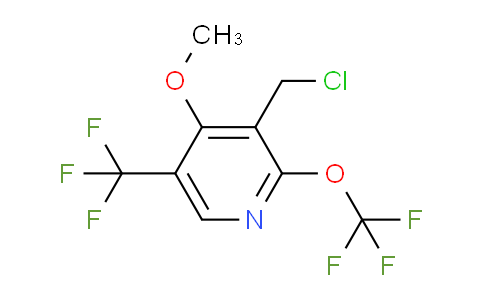 AM148762 | 1804471-43-9 | 3-(Chloromethyl)-4-methoxy-2-(trifluoromethoxy)-5-(trifluoromethyl)pyridine