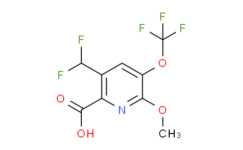5-(Difluoromethyl)-2-methoxy-3-(trifluoromethoxy)pyridine-6-carboxylic acid