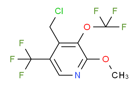 4-(Chloromethyl)-2-methoxy-3-(trifluoromethoxy)-5-(trifluoromethyl)pyridine