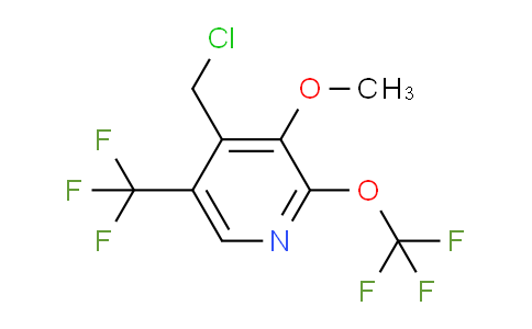 4-(Chloromethyl)-3-methoxy-2-(trifluoromethoxy)-5-(trifluoromethyl)pyridine