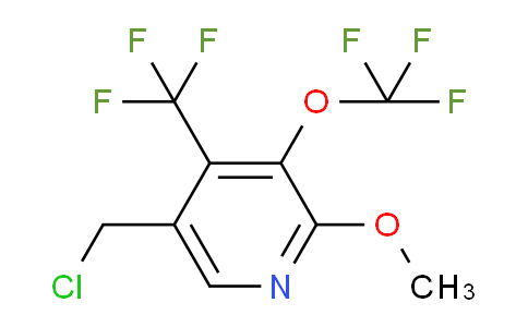 5-(Chloromethyl)-2-methoxy-3-(trifluoromethoxy)-4-(trifluoromethyl)pyridine