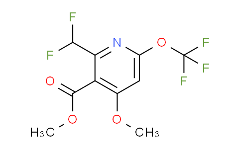 AM148776 | 1805100-10-0 | Methyl 2-(difluoromethyl)-4-methoxy-6-(trifluoromethoxy)pyridine-3-carboxylate