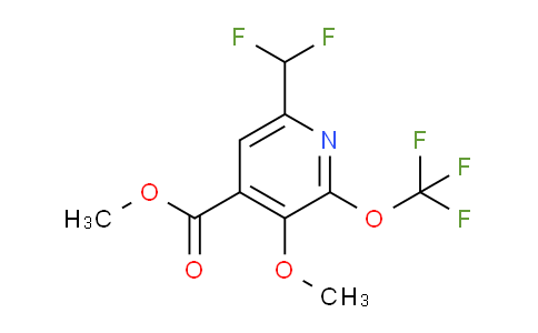Methyl 6-(difluoromethyl)-3-methoxy-2-(trifluoromethoxy)pyridine-4-carboxylate
