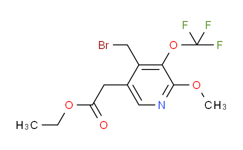 AM148785 | 1804470-30-1 | Ethyl 4-(bromomethyl)-2-methoxy-3-(trifluoromethoxy)pyridine-5-acetate