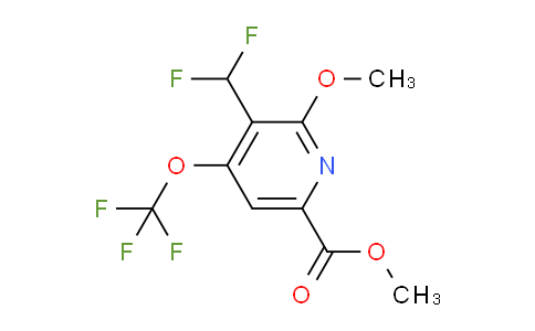 AM148786 | 1806176-34-0 | Methyl 3-(difluoromethyl)-2-methoxy-4-(trifluoromethoxy)pyridine-6-carboxylate