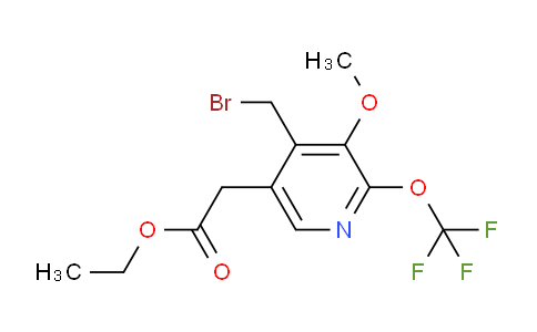 AM148789 | 1806758-82-6 | Ethyl 4-(bromomethyl)-3-methoxy-2-(trifluoromethoxy)pyridine-5-acetate