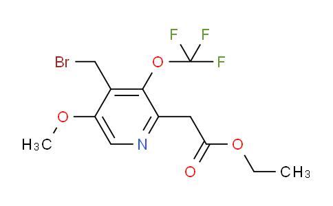 AM148791 | 1806184-13-3 | Ethyl 4-(bromomethyl)-5-methoxy-3-(trifluoromethoxy)pyridine-2-acetate