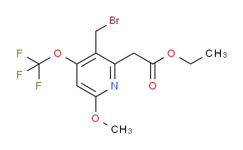 AM148794 | 1806184-16-6 | Ethyl 3-(bromomethyl)-6-methoxy-4-(trifluoromethoxy)pyridine-2-acetate