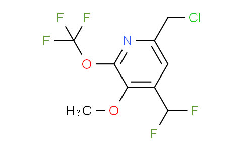 6-(Chloromethyl)-4-(difluoromethyl)-3-methoxy-2-(trifluoromethoxy)pyridine