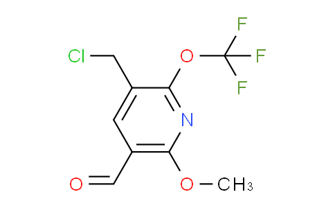3-(Chloromethyl)-6-methoxy-2-(trifluoromethoxy)pyridine-5-carboxaldehyde