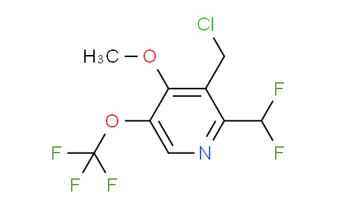 AM148808 | 1805071-31-1 | 3-(Chloromethyl)-2-(difluoromethyl)-4-methoxy-5-(trifluoromethoxy)pyridine