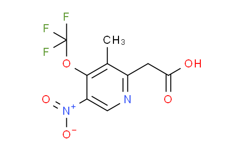 AM148810 | 1806768-19-3 | 3-Methyl-5-nitro-4-(trifluoromethoxy)pyridine-2-acetic acid