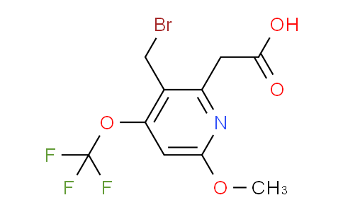 AM148811 | 1805918-27-7 | 3-(Bromomethyl)-6-methoxy-4-(trifluoromethoxy)pyridine-2-acetic acid