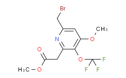 AM148820 | 1806748-68-4 | Methyl 6-(bromomethyl)-4-methoxy-3-(trifluoromethoxy)pyridine-2-acetate