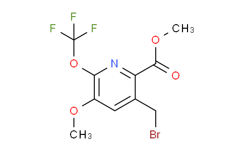 AM148825 | 1805150-08-6 | Methyl 3-(bromomethyl)-5-methoxy-6-(trifluoromethoxy)pyridine-2-carboxylate