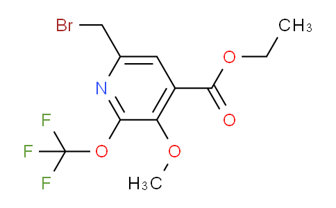 AM148831 | 1805069-06-0 | Ethyl 6-(bromomethyl)-3-methoxy-2-(trifluoromethoxy)pyridine-4-carboxylate