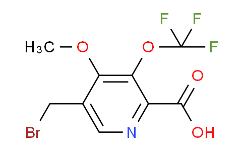 AM148862 | 1805149-83-0 | 5-(Bromomethyl)-4-methoxy-3-(trifluoromethoxy)pyridine-2-carboxylic acid