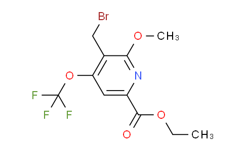AM148870 | 1804468-60-7 | Ethyl 3-(bromomethyl)-2-methoxy-4-(trifluoromethoxy)pyridine-6-carboxylate