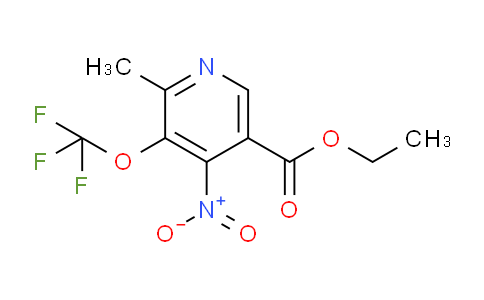 Ethyl 2-methyl-4-nitro-3-(trifluoromethoxy)pyridine-5-carboxylate