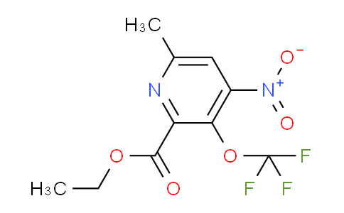 Ethyl 6-methyl-4-nitro-3-(trifluoromethoxy)pyridine-2-carboxylate